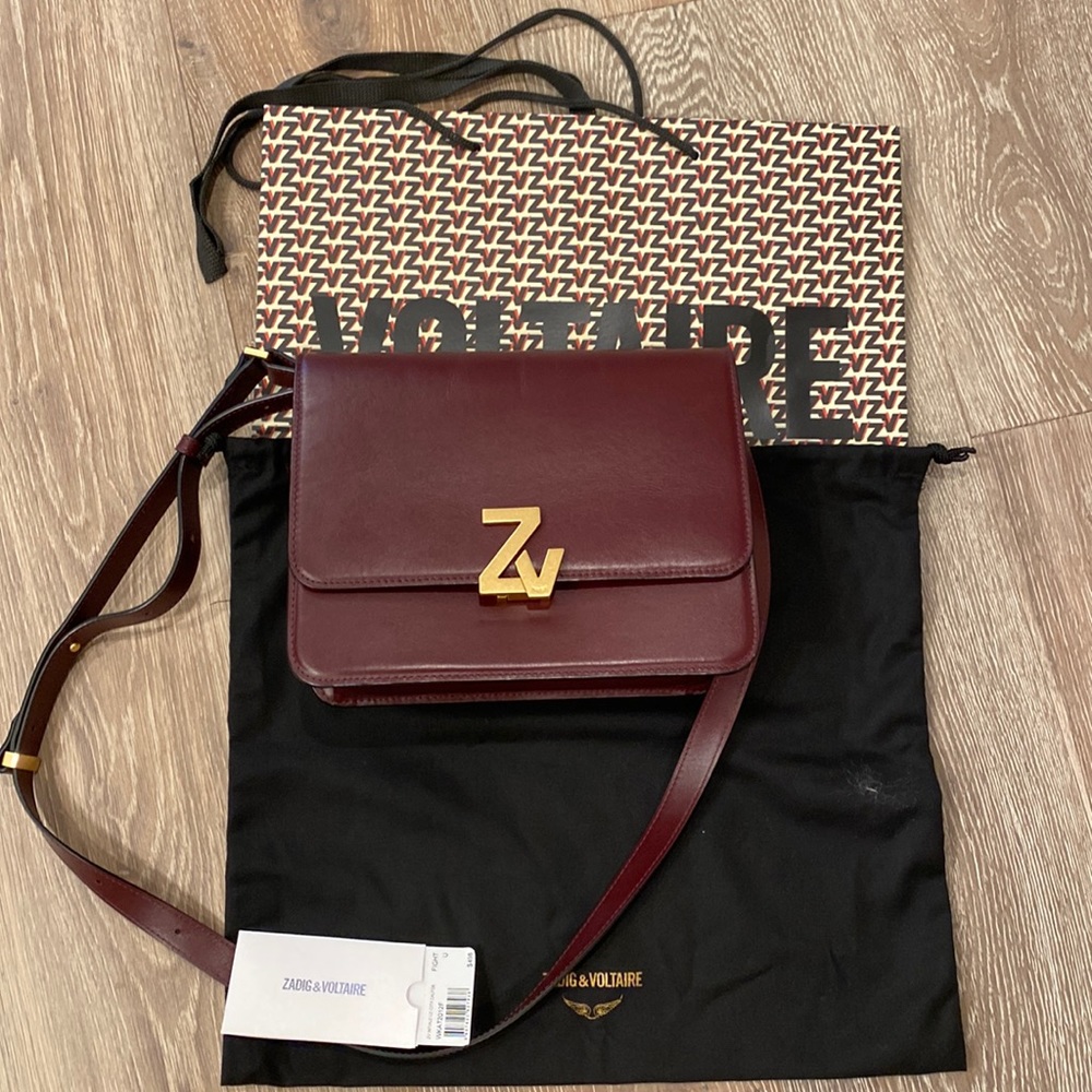 SOLD!!! Zadig & Voltaire leather crossbody bag